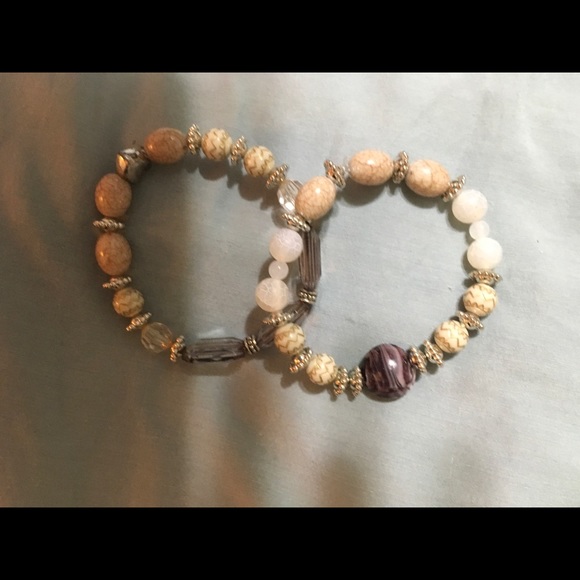 Matching stackable bracelets - Picture 2 of 2